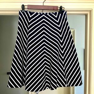 Navy striped skirt size 4. The limited.